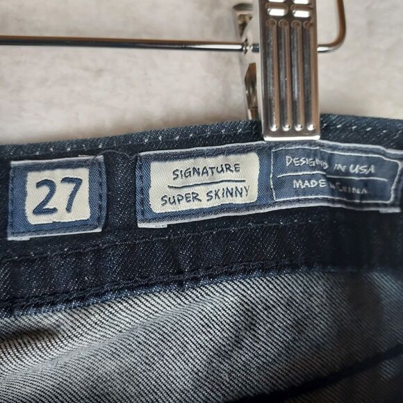 Miss Me JP7220G Women’s Jeans 27x30 Dark Wash Sequin Embellished Super Skinny - Picture 9 of 15